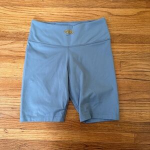 Nike Women's Light Blue Bike Shorts